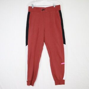 Nike Air Pants Mens Medium Activewear Jogger Sweat Knit Athleisure Athletic Red